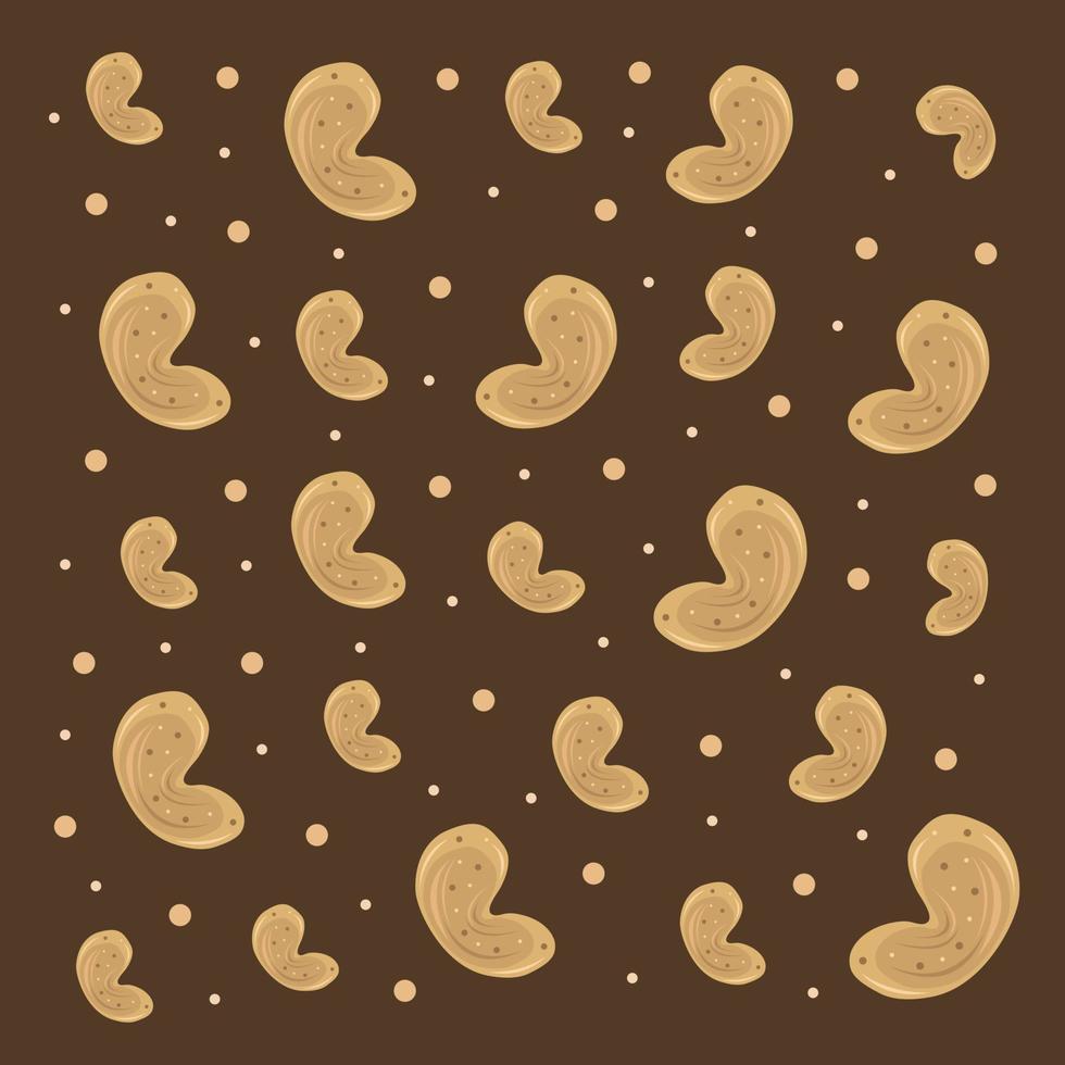 Cashew vector illustration for graphic design and decorative element