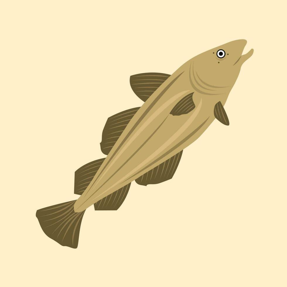 Cod vector illustration for graphic design and decorative element