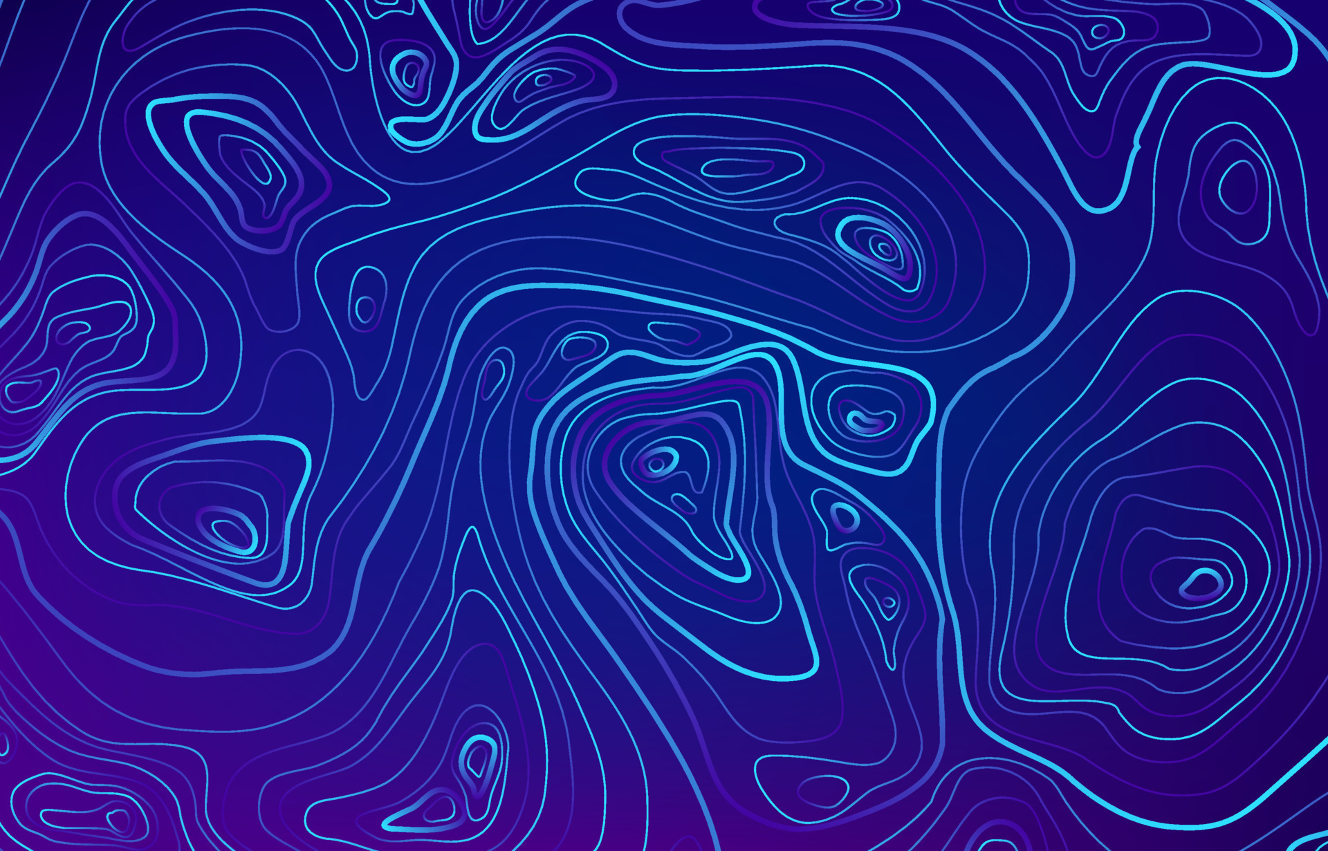 Blue topography relief. Outline cartography landscape. Map Modern 