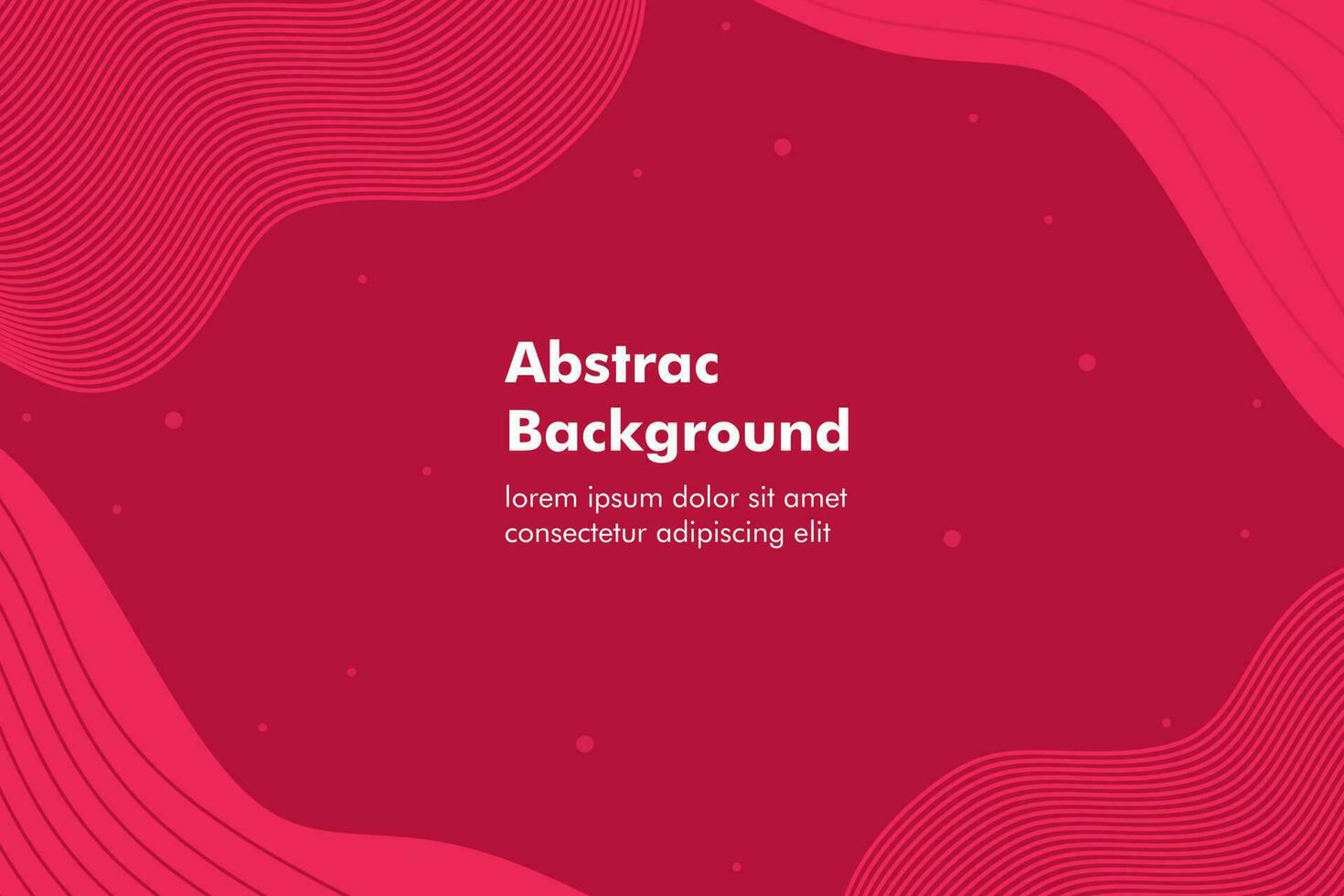 abstract background with wave style in red color vector