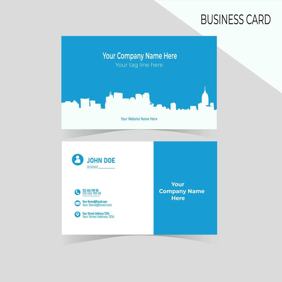 Business Card Design Modern business card template vector