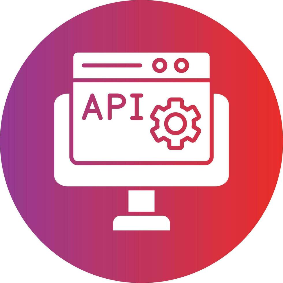 Vector Design Web API Icon Style