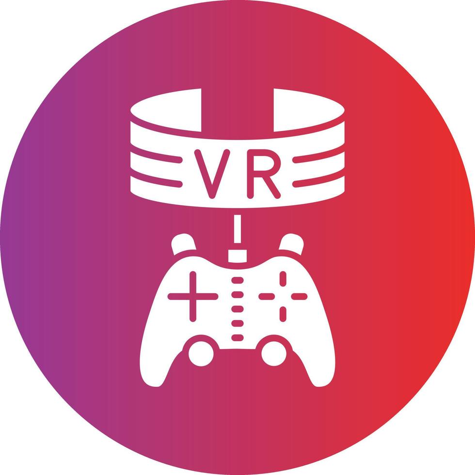 Vector Design Vr Game Icon Style