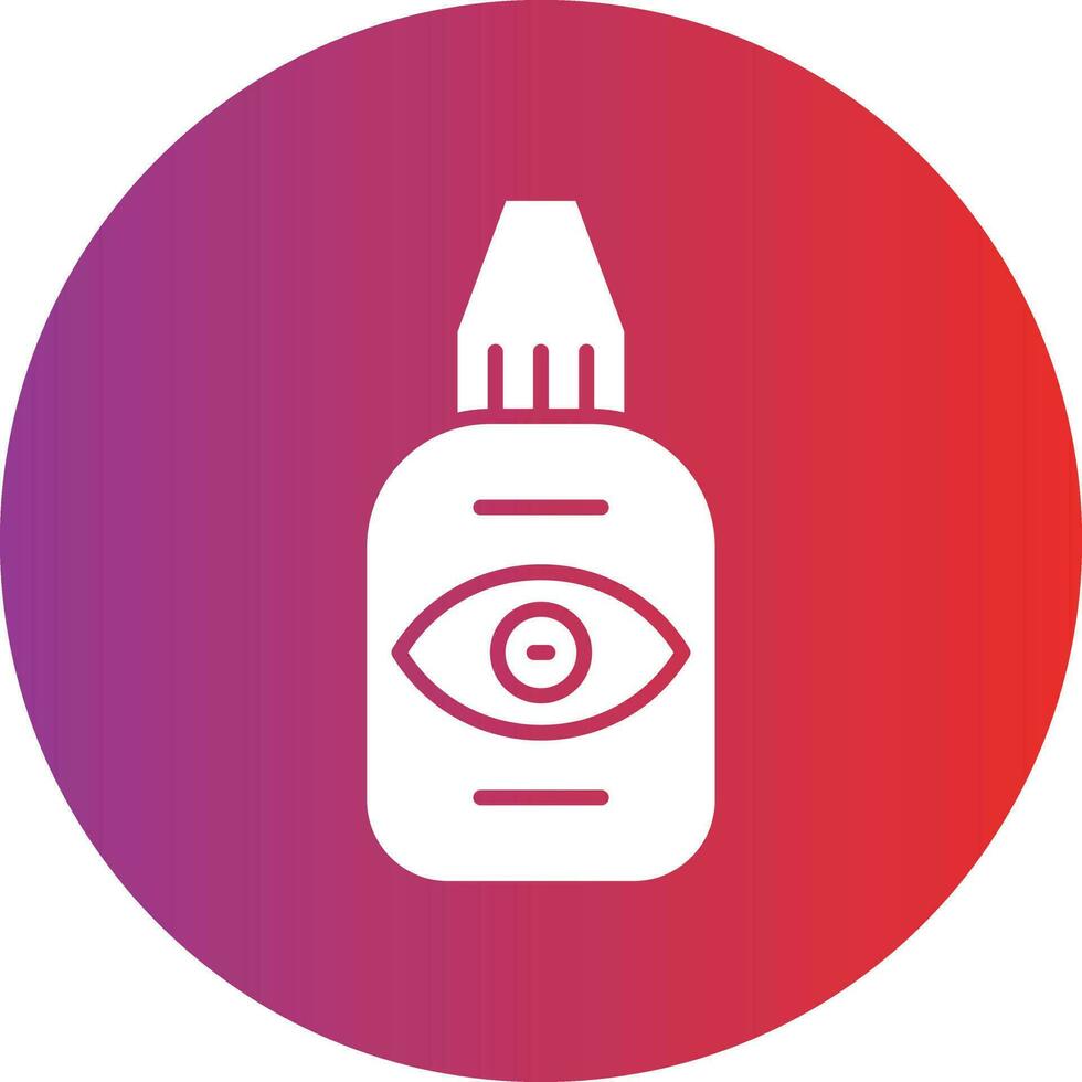 Vector Design Eye Drop Icon Style