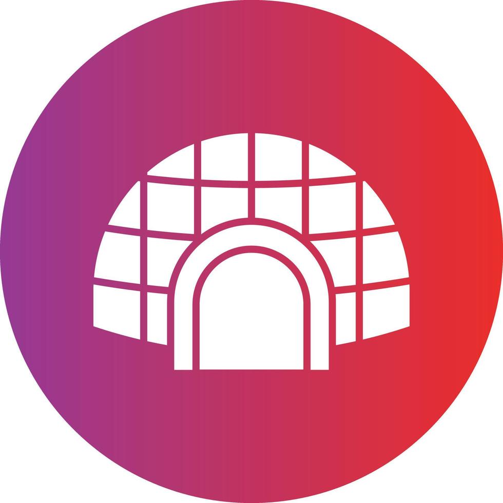 Vector Design Igloo Icon Style