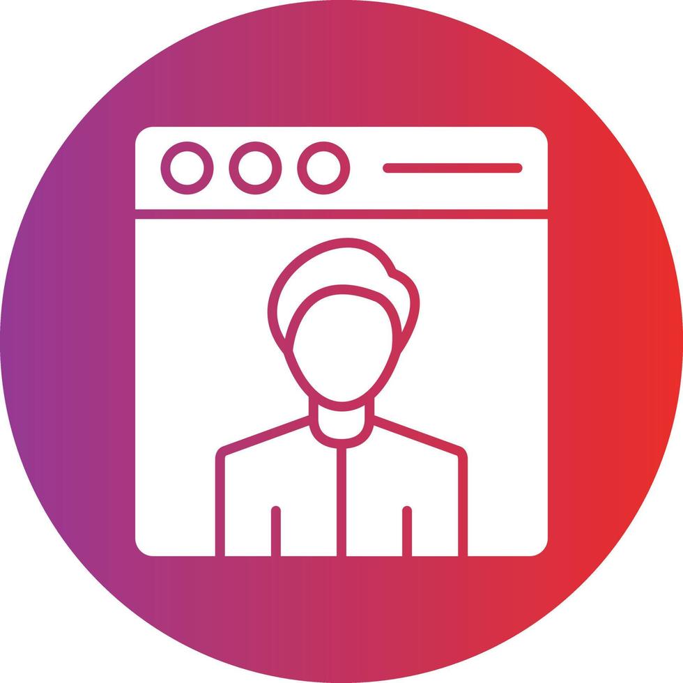Vector Design Web User Icon Style