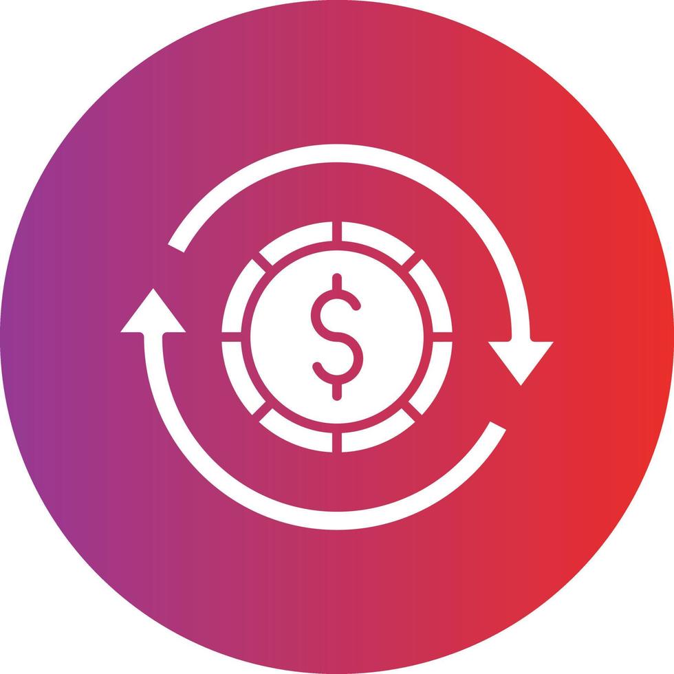 vector diseño refinanciar icono estilo