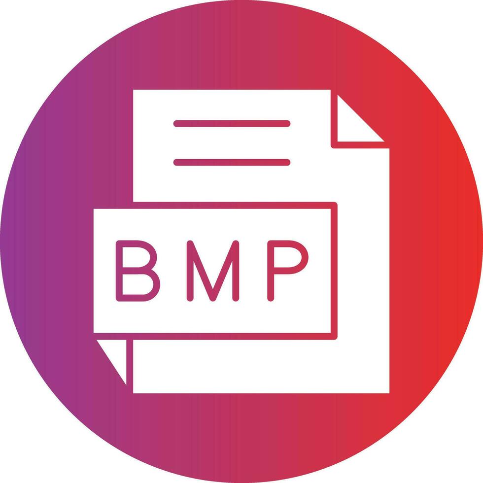 Vector Design BMP Icon Style