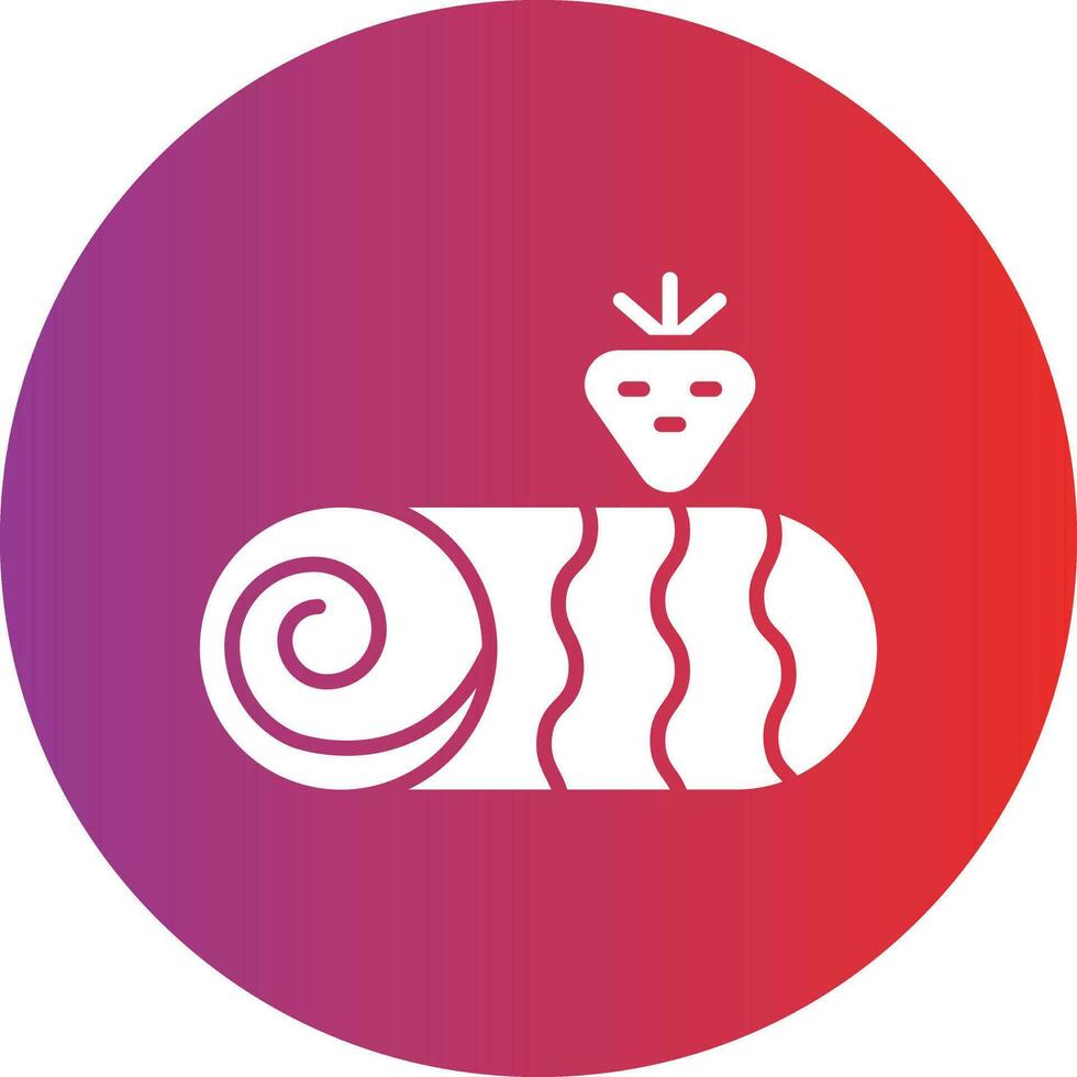 Vector Design Roll Cake Icon Style