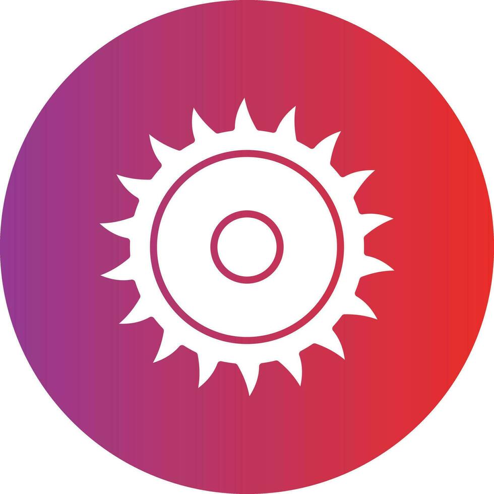 vector diseño circular Sierra icono estilo