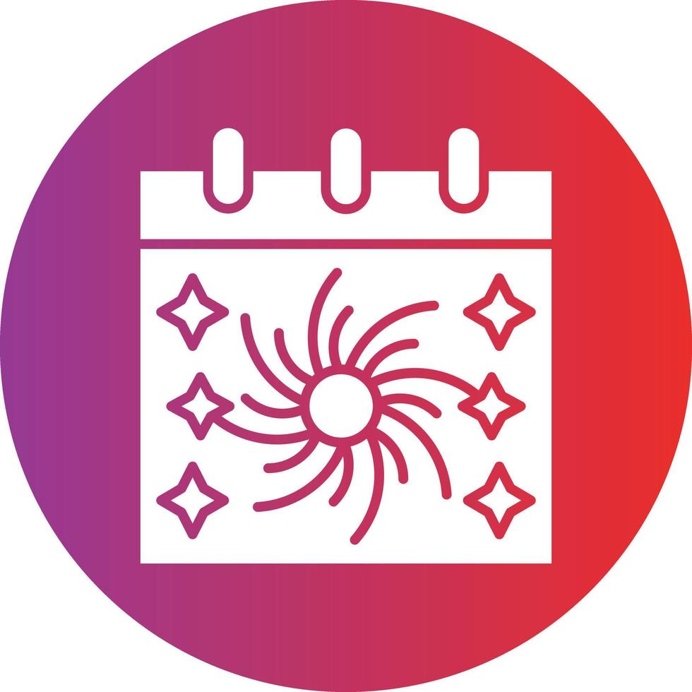 Vector Design New Year Calendar Icon Style