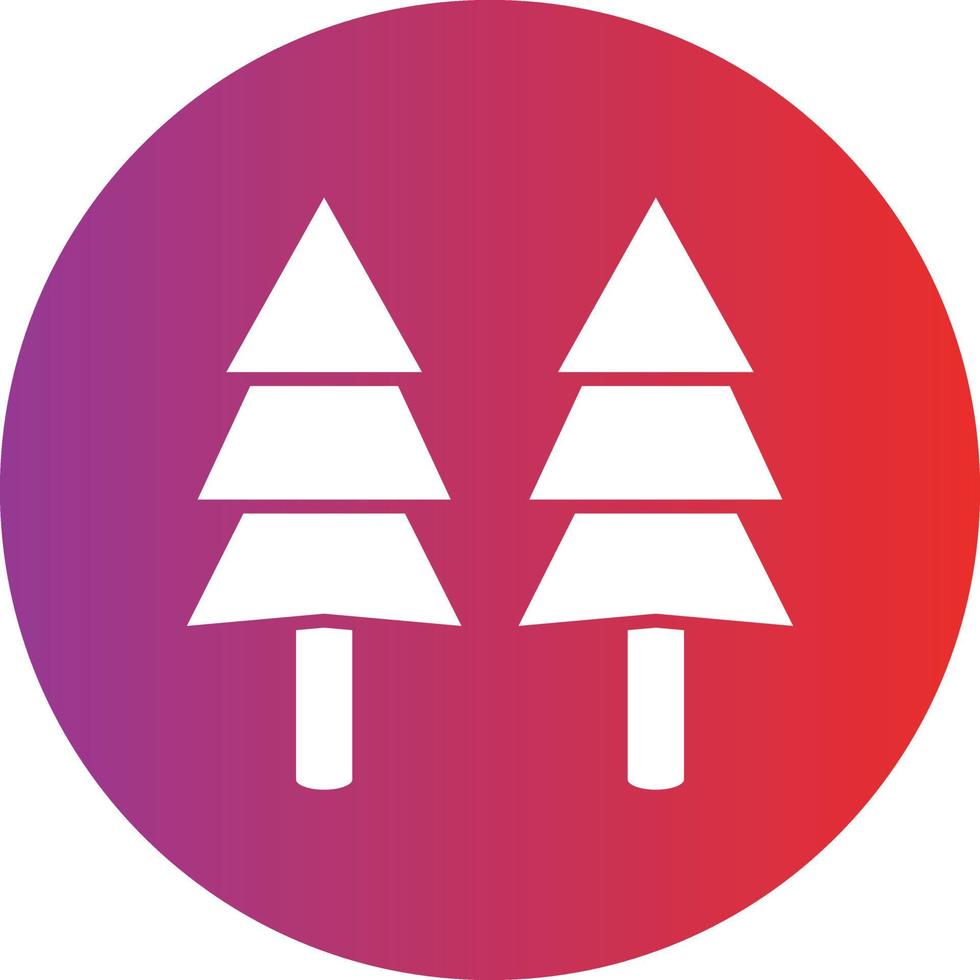 Vector Design Pine Tree Icon Style