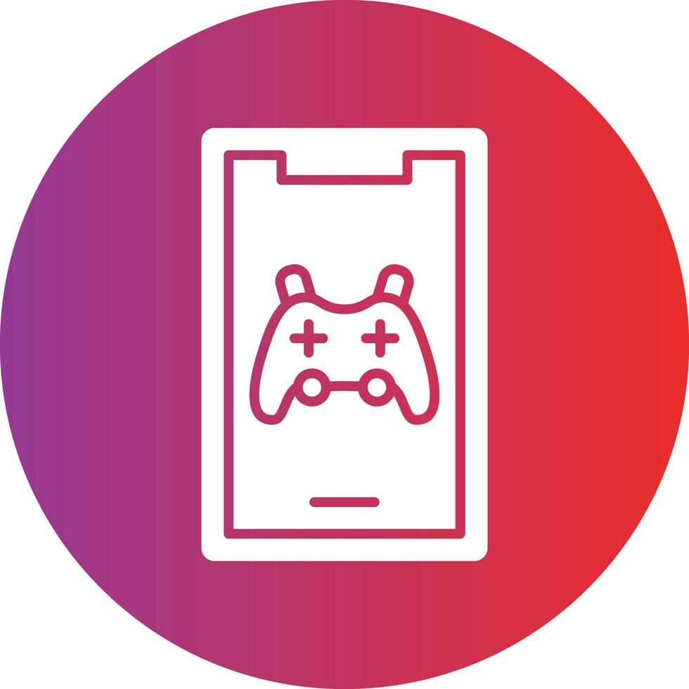 Vector Design Mobile Gaming Icon Style