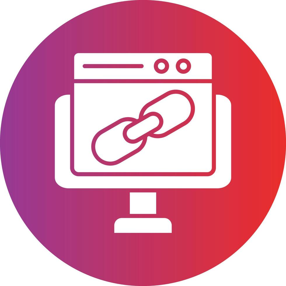 Vector Design Backlink Icon Style