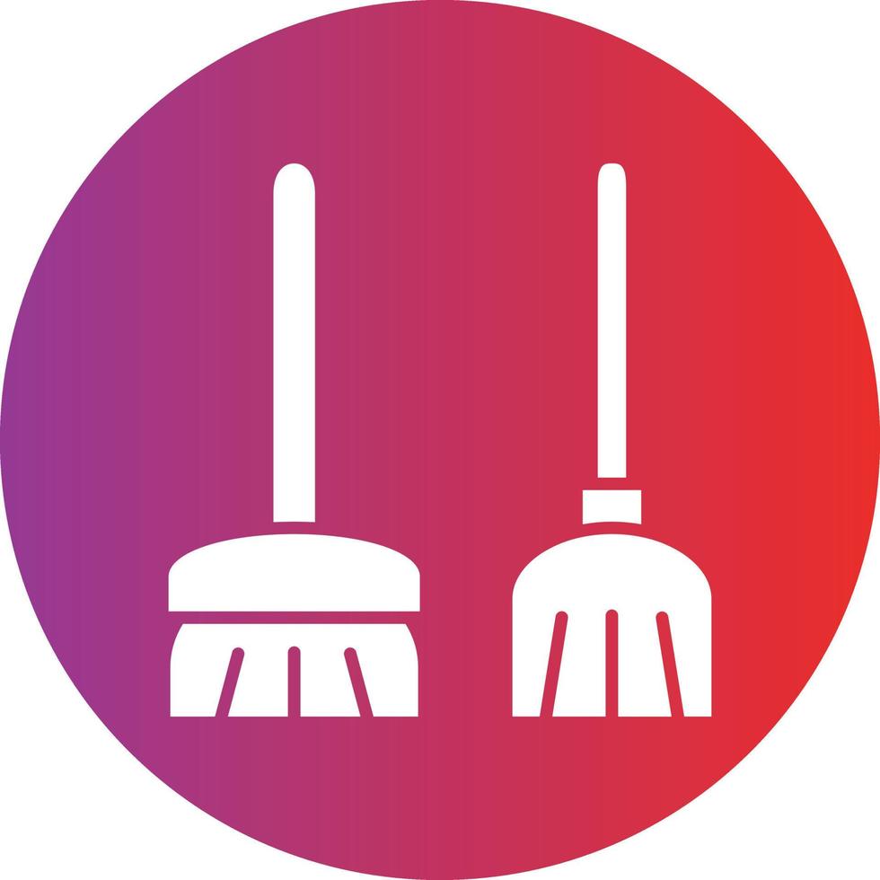 Vector Design Broomstick Icon Style