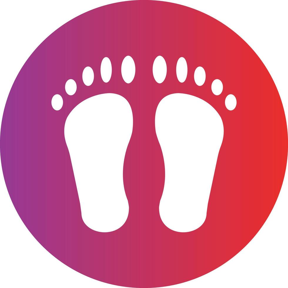 Vector Design Footprint Icon Style
