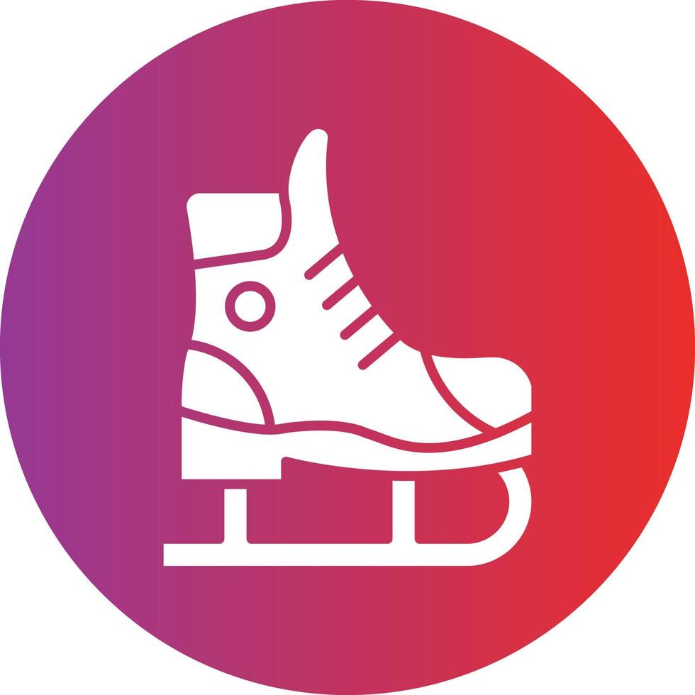 vector diseño hielo patinar icono estilo