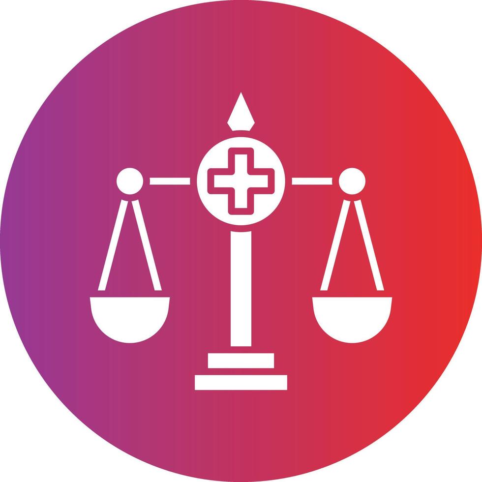 Vector Design Health Law Icon Style