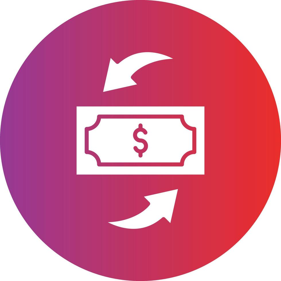 vector diseño enviar dinero icono estilo