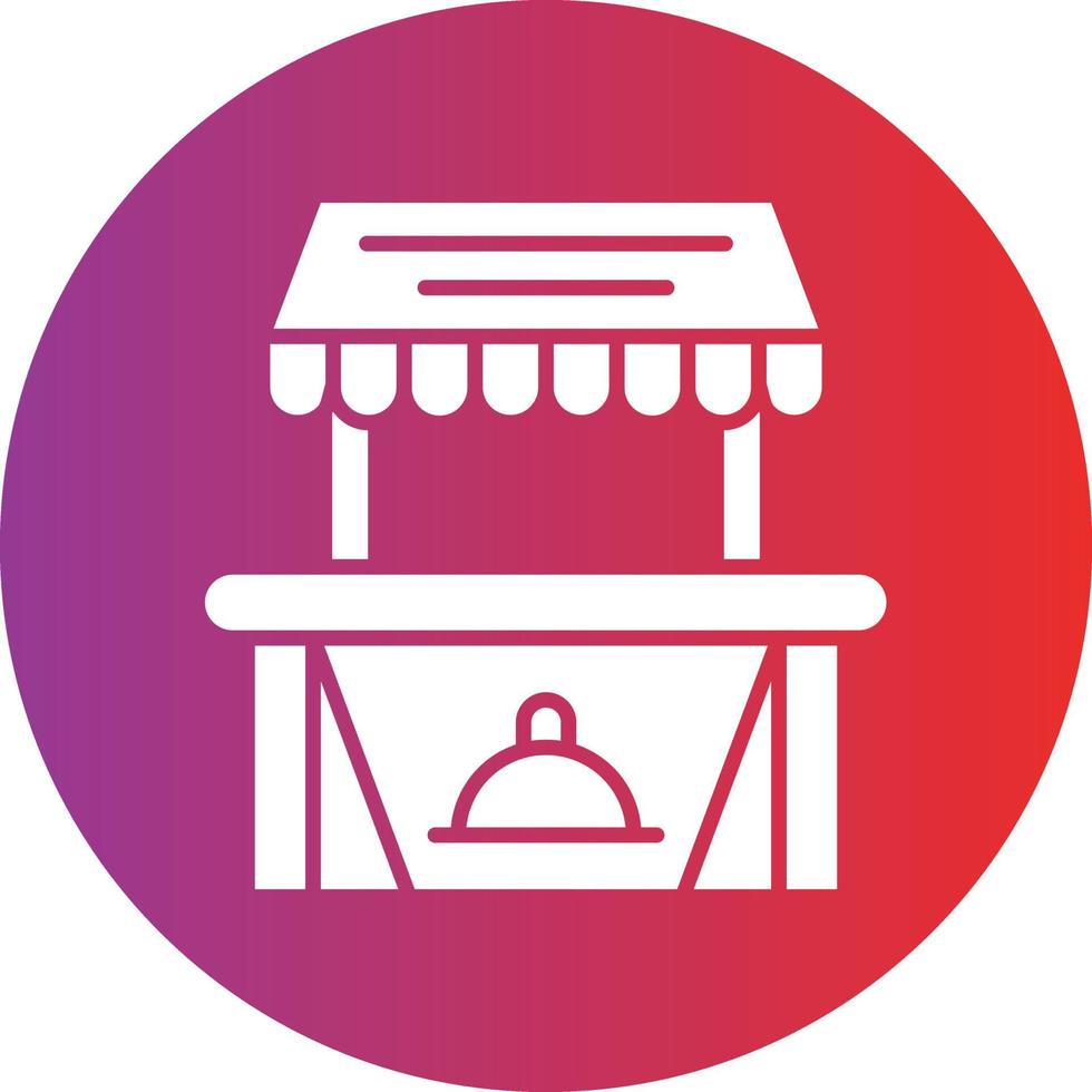 Vector Design Food Stall Icon Style