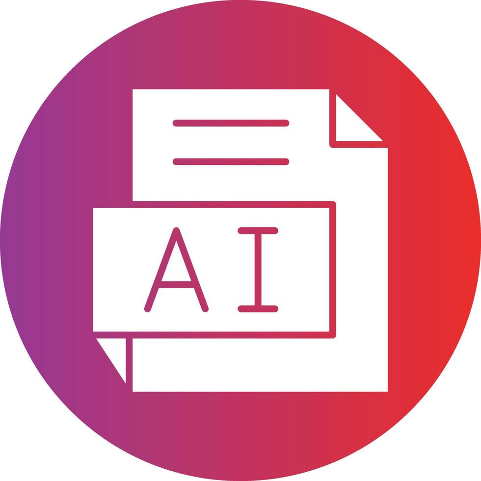 Vector Design AI Icon Style