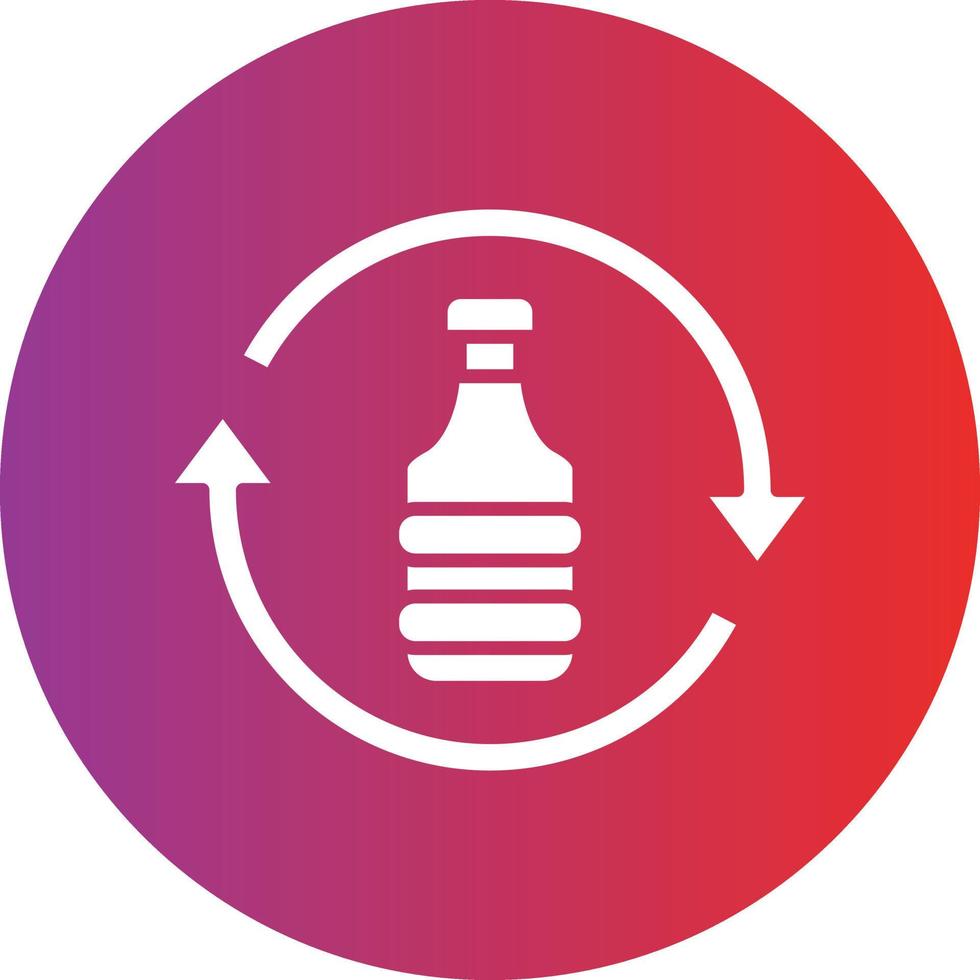 Vector Design Plastic Recycle Icon Style