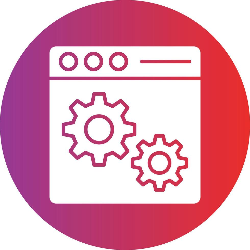 Vector Design Web Optimization Icon Style