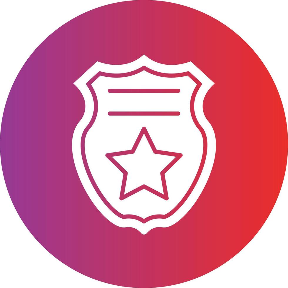 Vector Design Police Badge Icon Style