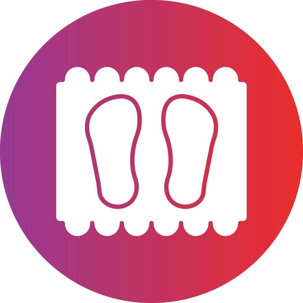 Vector Design Door Mat Icon Style