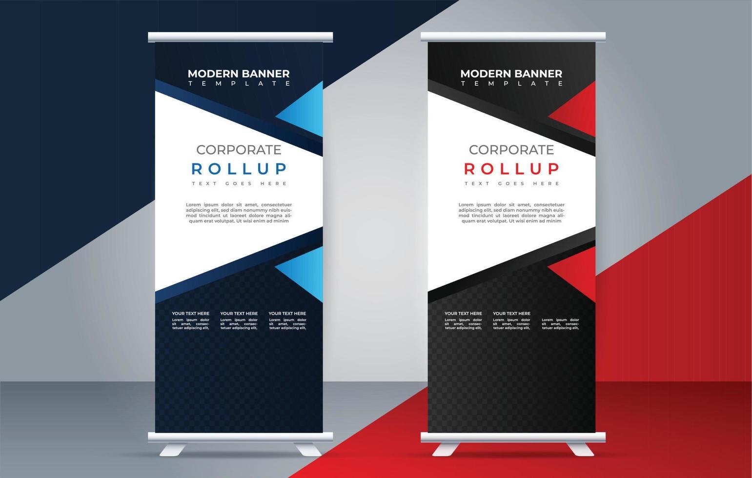 Modern roll up banner design template. flyer. pull up. presentation. brochure. poster. advertisement. vector