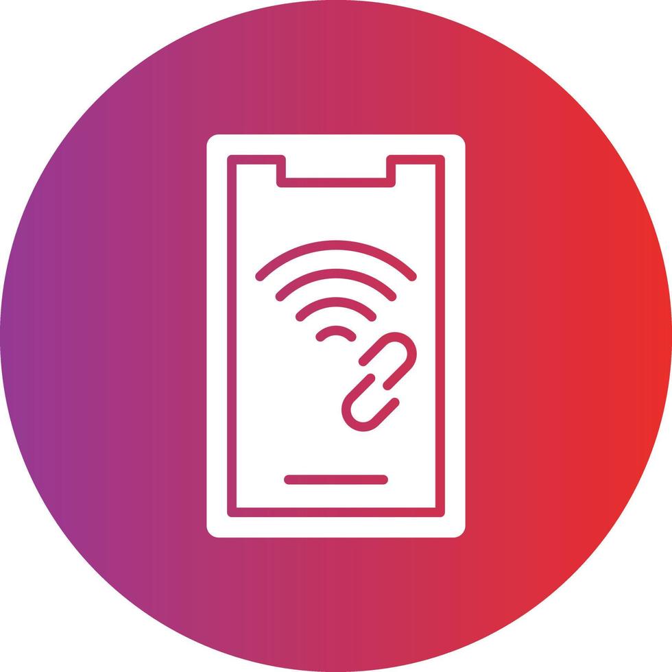 Vector Design Mobile Hotspot Icon Style