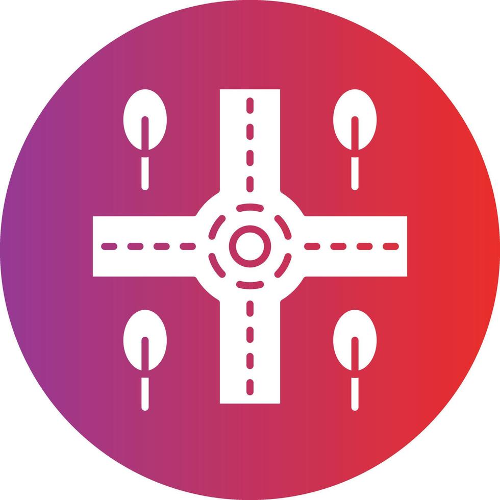 Vector Design Crossroad Icon Style