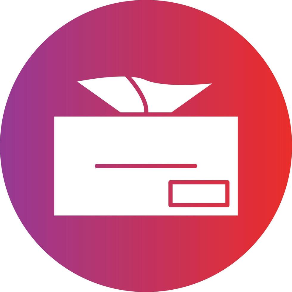 Vector Design Tissue Box Icon Style