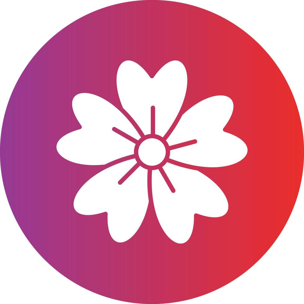 vector diseño Cereza florecer icono estilo