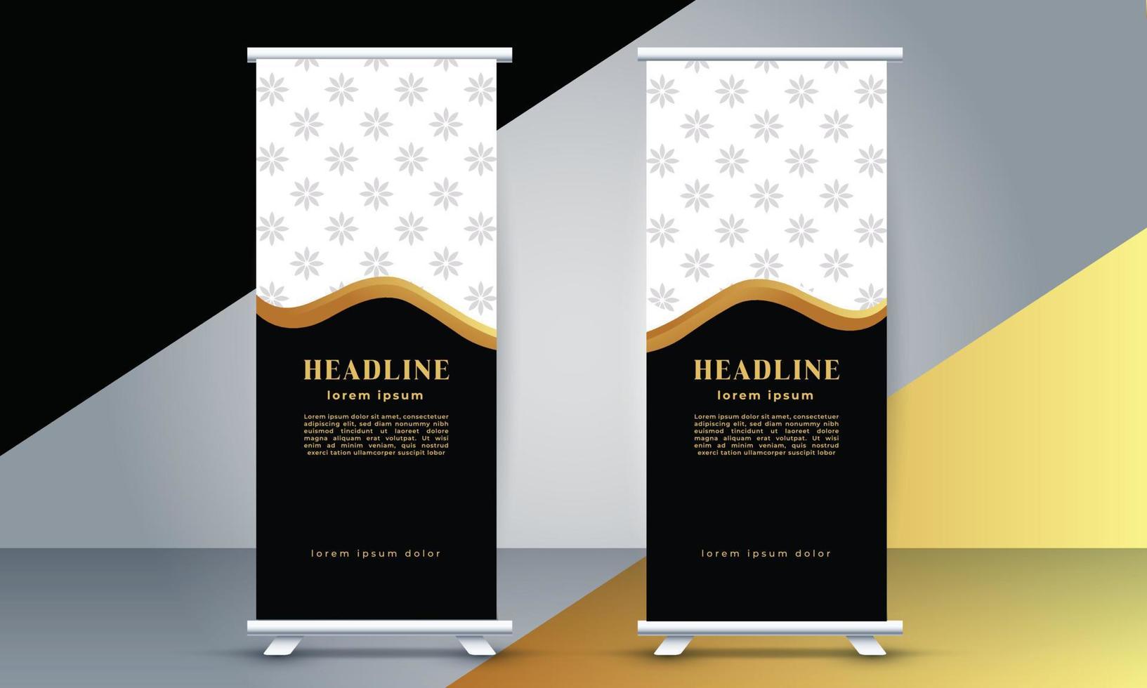 creative golden vector modern business template