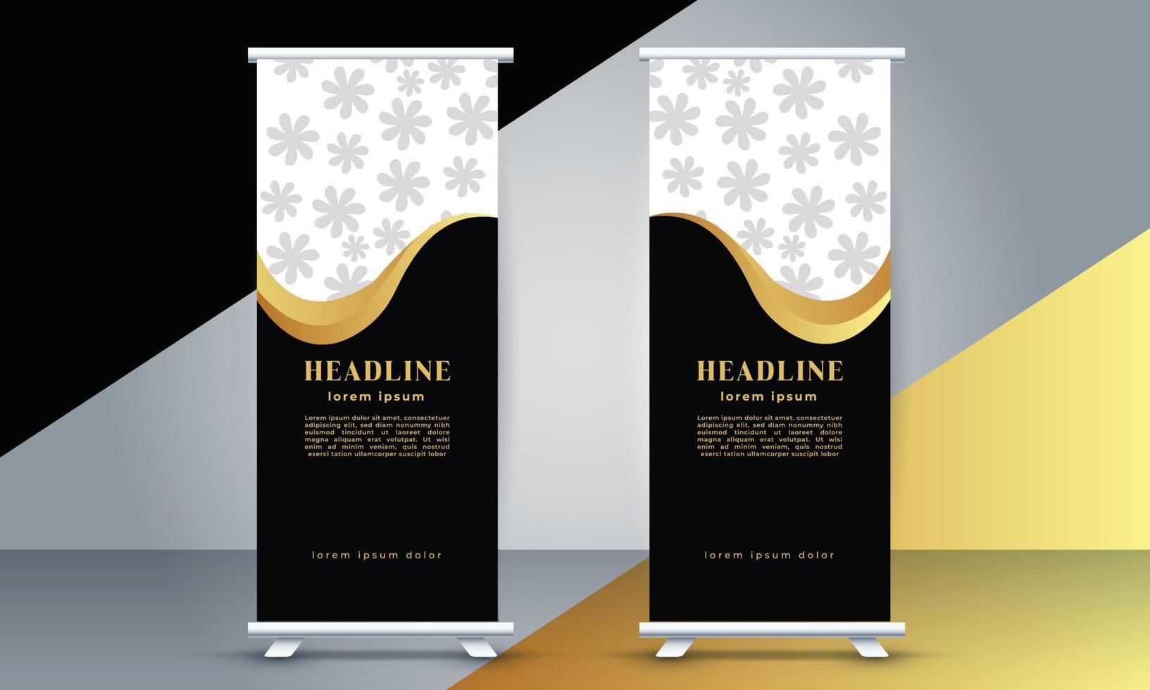 creative golden vector modern business template