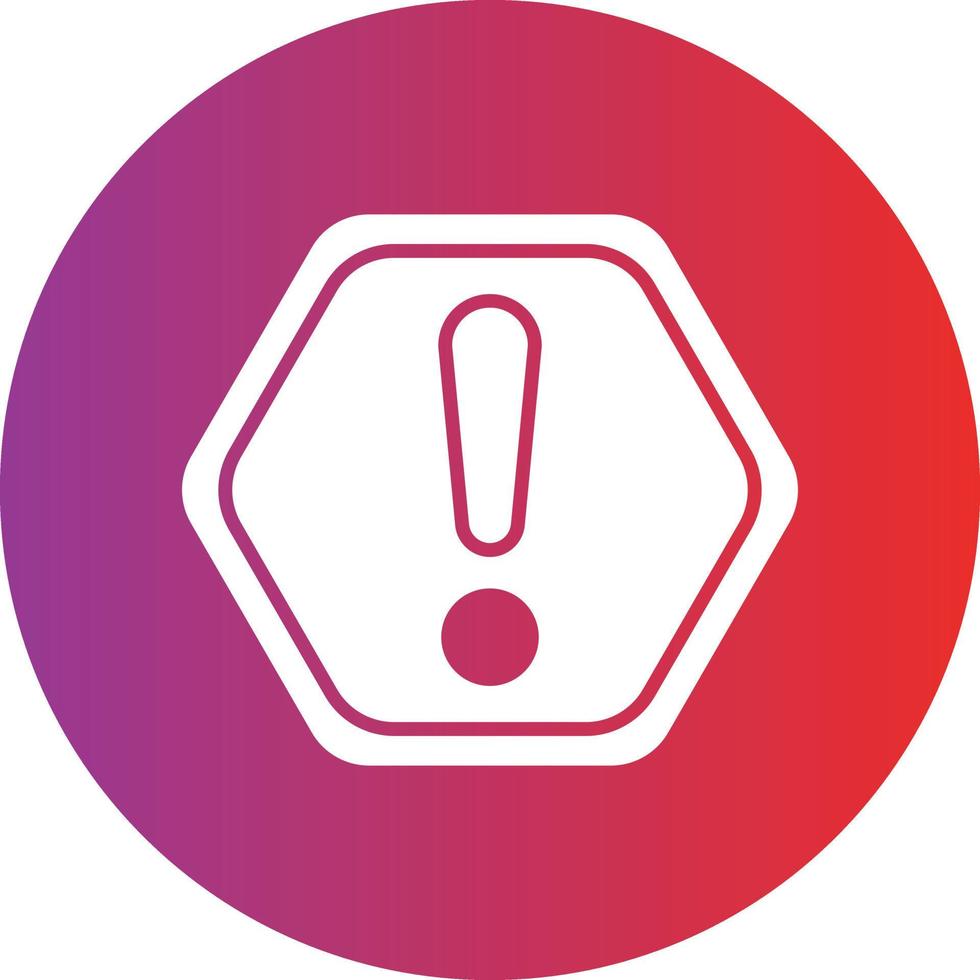 vector diseño advertencia icono estilo