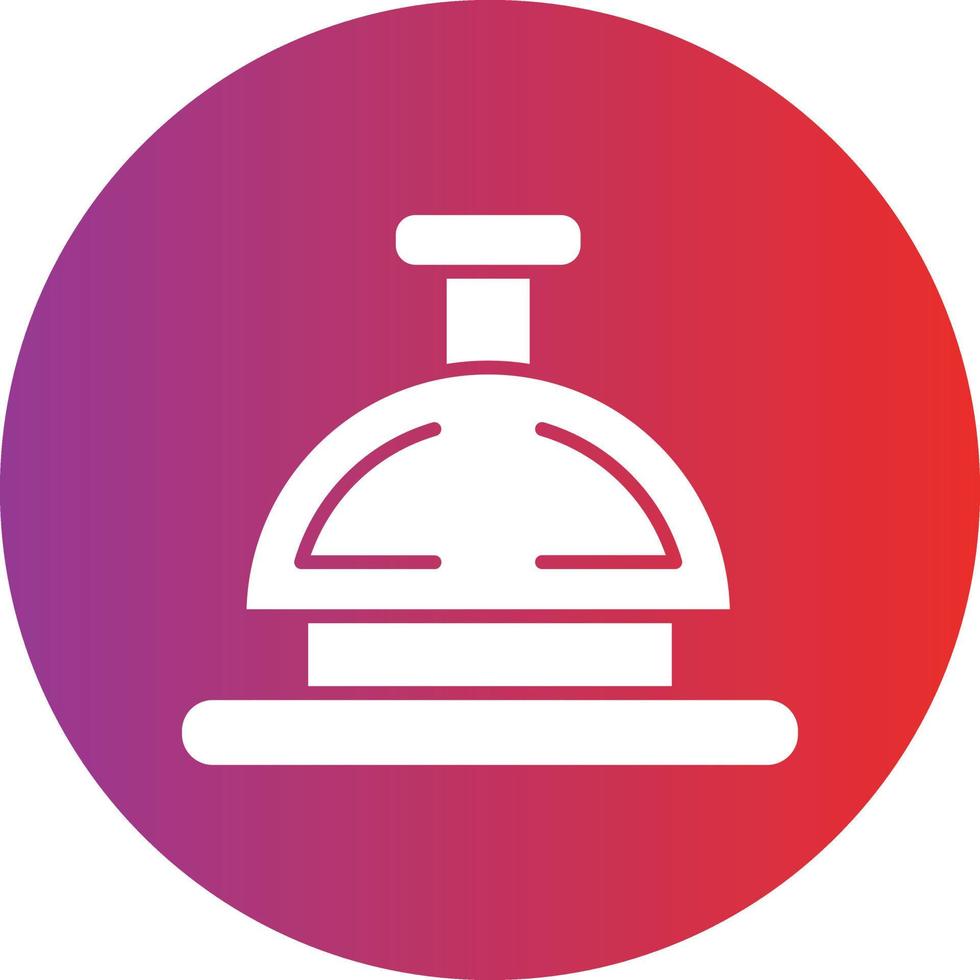 Vector Design Reception Bell Icon Style