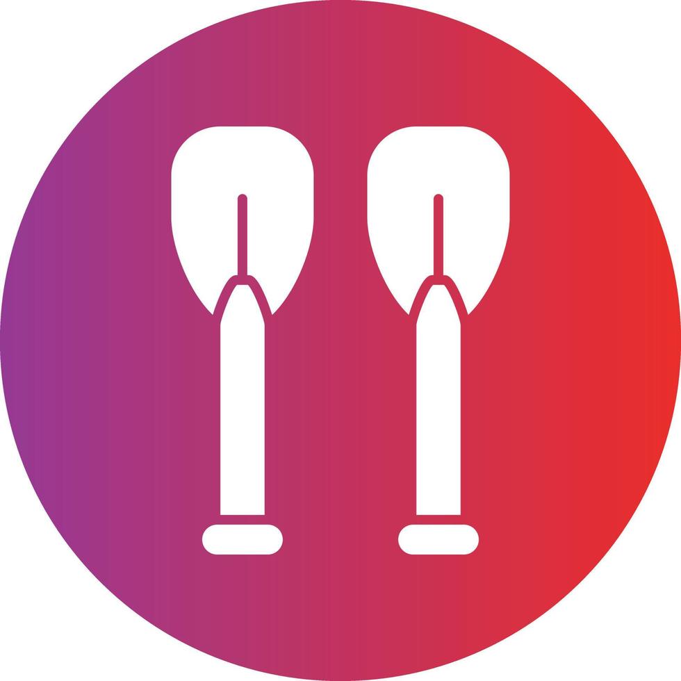 Vector Design Paddles Icon Style