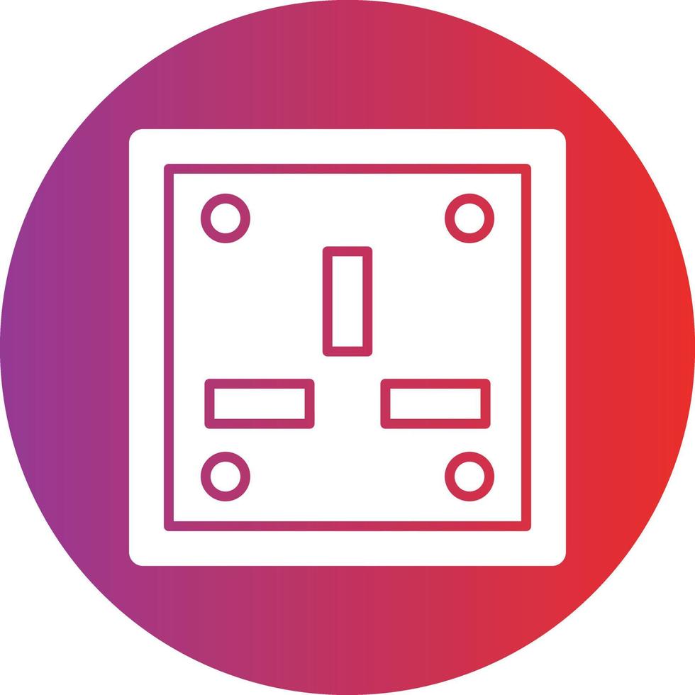 Vector Design Wall Socket Icon Style