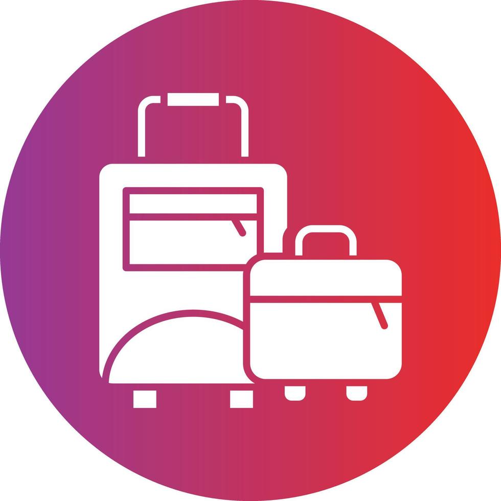 Vector Design Luggage Icon Style