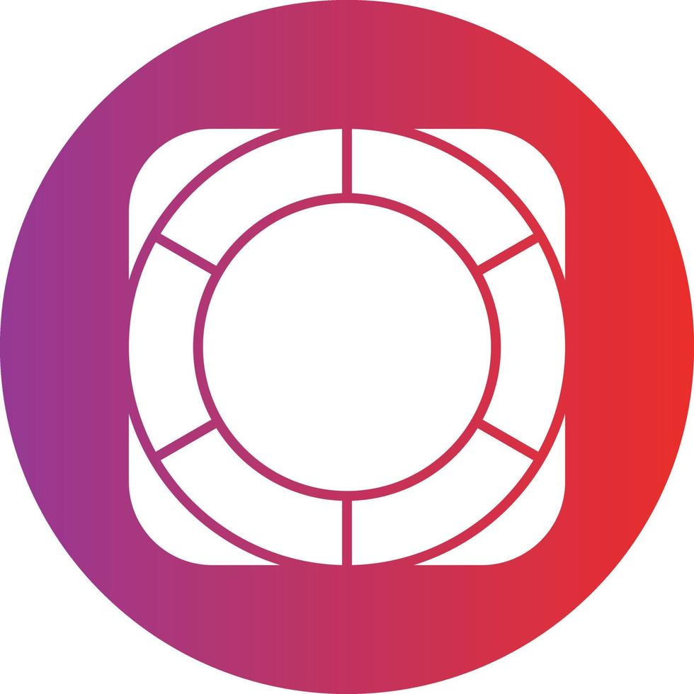 Vector Design Life Raft Icon Style
