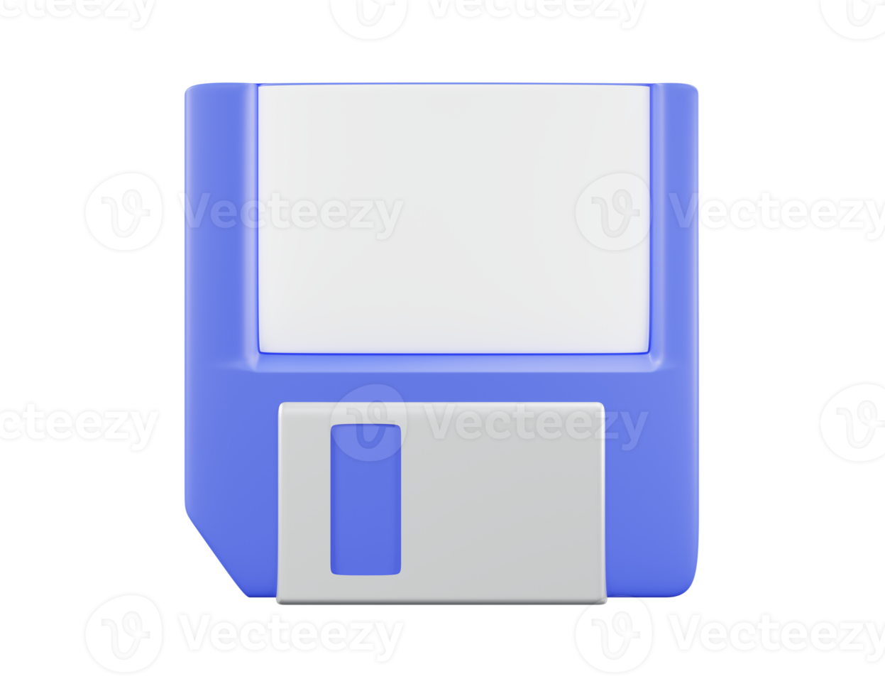 3d minimal Rendern Diskette Platte png