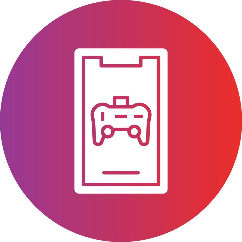 Vector Design Mobile Game Icon Style