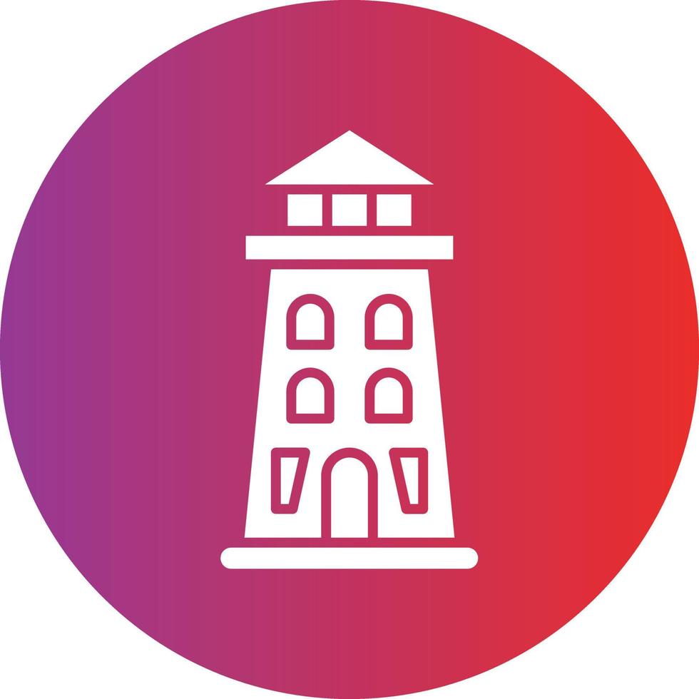 Vector Design Lighthouse Icon Style