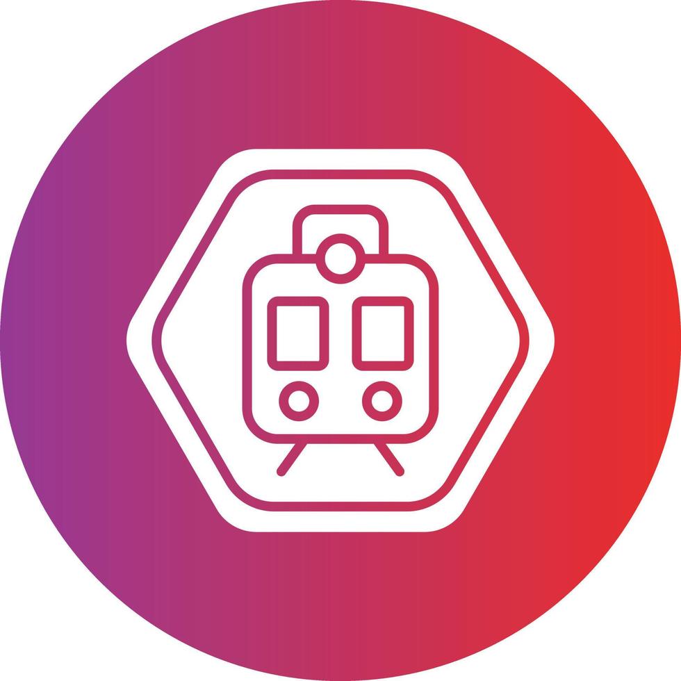 Vector Design Railroad Crossing Icon Style