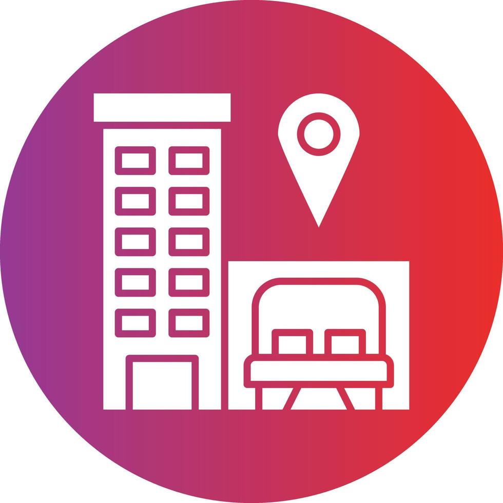 Vector Design Accommodation Icon Style