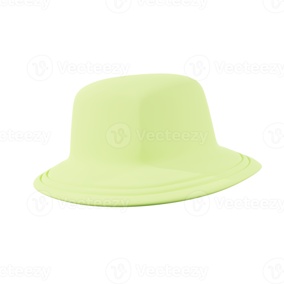 3d minimo interpretazione secchio cappello png