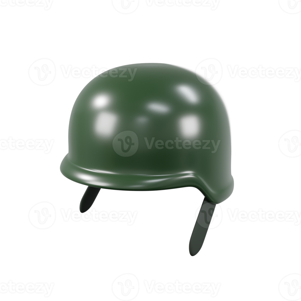 3d minimal rendering army helm png
