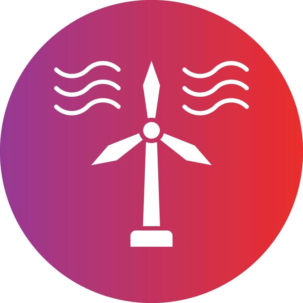 Vector Design Wind Turbine Icon Style